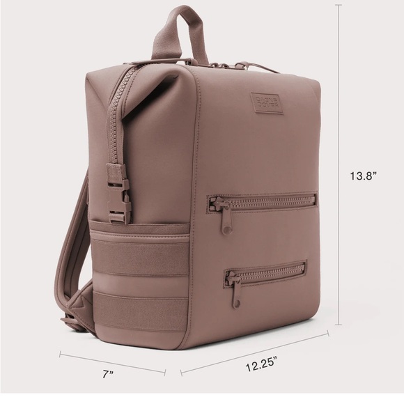 Dagne Dover Indi Diaper Backpack Large in Heather Grey
